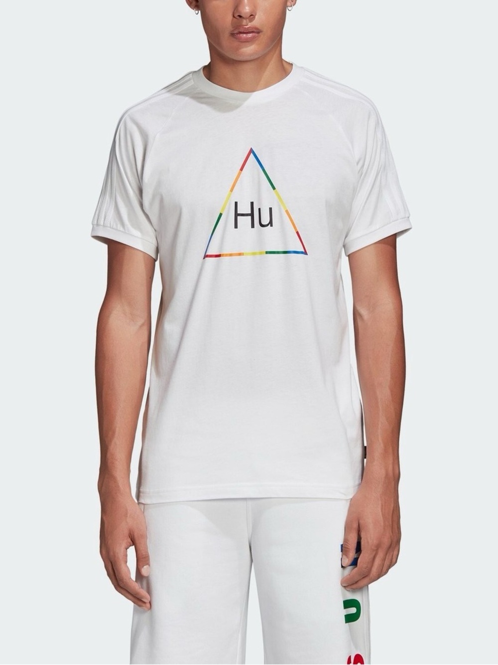 Adidas Pharrell Williams crossover Human Race graphic tee